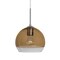 Besa Lighting Ally 8 Cord Pendant, Amber/Clear, Satin Nickel Finish, 1x60W Incandescent 1JT-ALLY8AM-SN - alternate 1